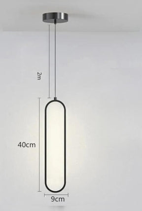 Pendente Minimalista Led - Individual ou Kit 2 Pcs