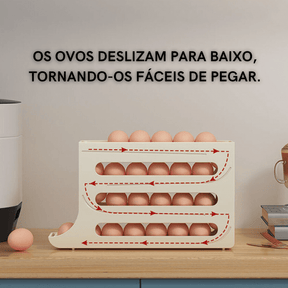 Organizador de Geladeira Porta Ovos