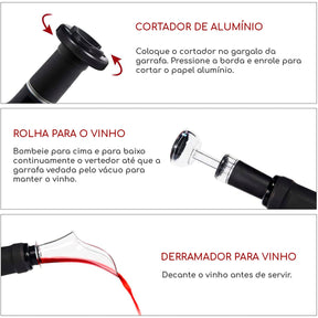 Abridor de Vinhos Elétrico