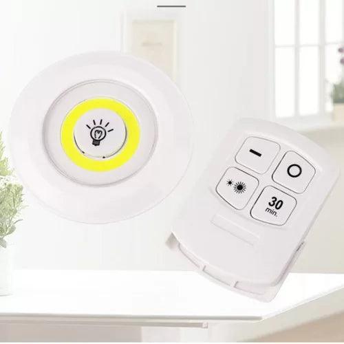 Kit Lâmpadas Luminária LED Sem Fio com Controle Remoto